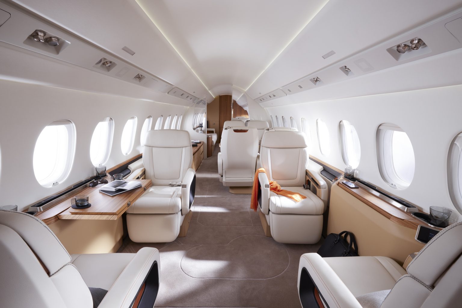 Dassault Falcon 6X cabin interior