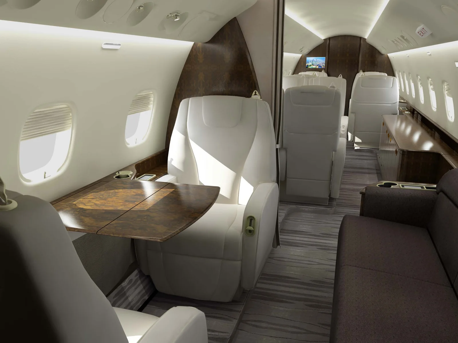 Embraer Legacy 600 – Cabin interior